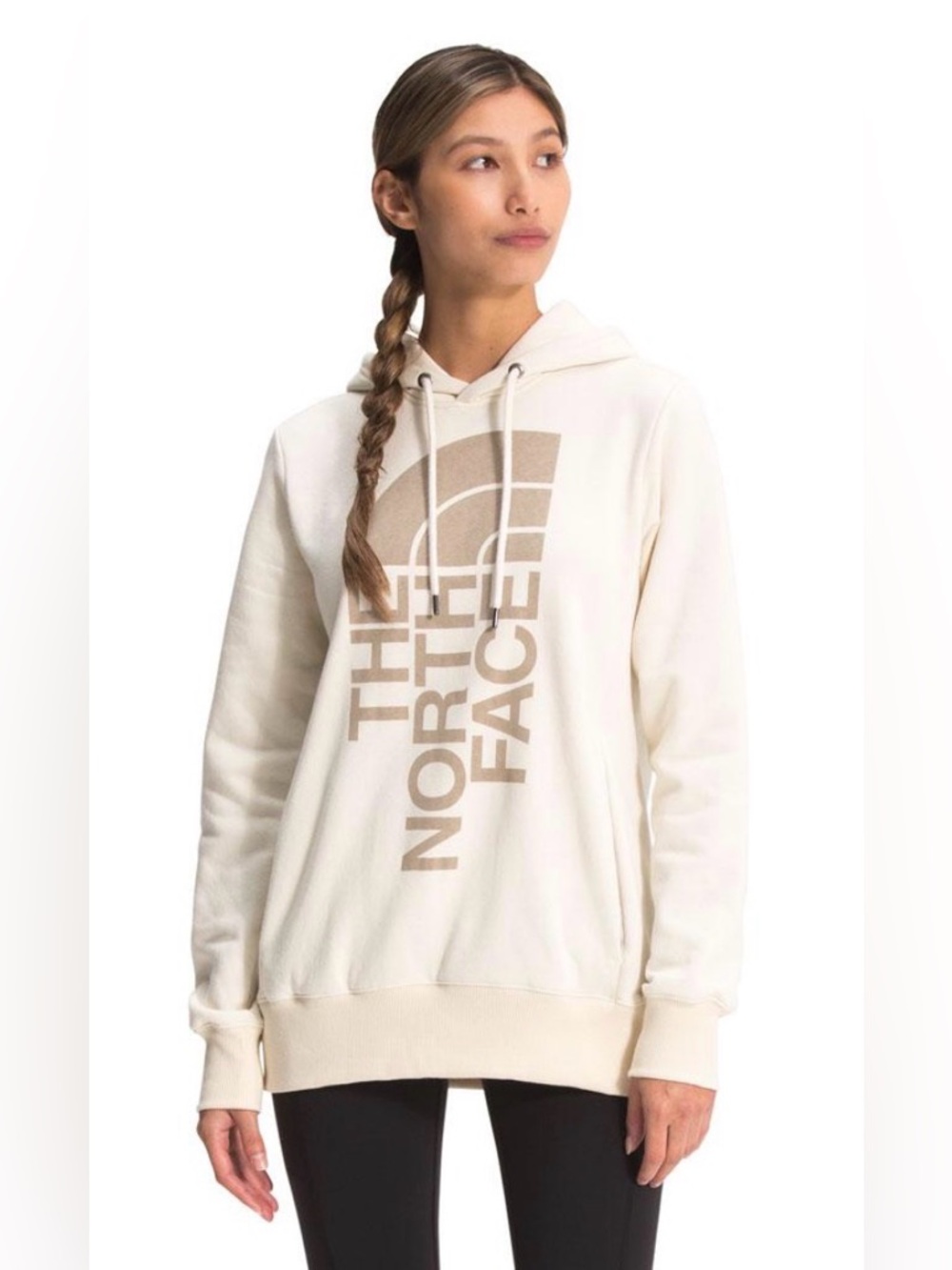 THE NORTH FACE Women’s Trivert Pullover Hoodie in Cream, Large